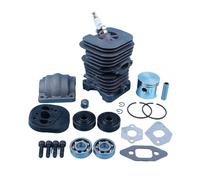 ERIHJOX Kit Guarnizione Cilindro pistone manovella da 41,1 mm Adatto for Motosega 335 435 440 338 438 444 Placcato