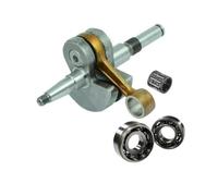 ERIHJOX Kit Guarnizione paraolio Cuscinetto a Sfere ad Aghi Albero Motore MS240 MS260 Adatto for Parti Albero Motore Motosega 024 026 PRO AV 1121 0300 405(Crankshaft Kit)