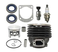 ERIHJOX Kit Guarnizione pistone Cilindro Big Bore da 52 mm Adatto for Motosega 61 268 272 272XP 503758172 503446501 W Cuscinetto ad Aghi paraolio