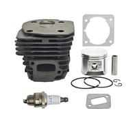 ERIHJOX Kit Guarnizione pistone Cilindro Grande alesaggio 45 mm Adatto for Motosega CS 2152 CS 2150 CS 2147 Placcato 537253102