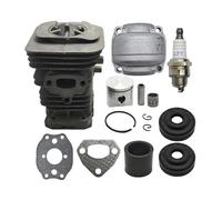 ERIHJOX Kit guarnizioni for Coppa dell'olio del Motore del pistone del Cilindro da 38 mm Adatto for Guarnizione del carburatore del collettore della Motosega 136 137 141 142