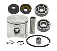 ERIHJOX Kit guarnizioni Olio Cuscinetto a Sfere Anello pistone manovella da 38 mm Adatto for Parti Motore Motosega 36 136 136LE 137 137e