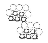 ERIHJOX Kit guarnizioni vaschetta Galleggiante carburatore 10 Pezzi 280492 693981 Adatto for Motore