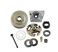 ERIHJOX Kit ingranaggio a Vite Senza fine con Ruota dentata for Tamburo Frizione da 3/8" Adatto for Parti di Motosega 61 66 266 268 272 272XP