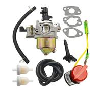 ERIHJOX Kit Interruttore on-off con Guarnizione e Tubo carburatore Adatto for Motore generatore GX160 5,5 HP GX200 6,5 HP 16100-ZH8-W61