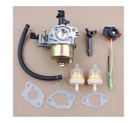 ERIHJOX Kit Interruttore on-off Guarnizione carburatore Adatto for GX120 GX160 GX168 GX200 5.5-6.5 Generatore Motore Parti Filtro