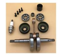 ERIHJOX Kit paraolio Cuscinetto Albero Motore Motosega Adatto for Motosega 142 141 137 136 Parti Motore Motosega 530029794 530056363