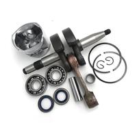 ERIHJOX Kit paraolio for Cuscinetto pistone Albero Motore con Foro Grande da 48 mm e 50 mm, Adatto for Parti del Motore for Motosega a Benzina 362, 365, 371 e 372 XP.(48mm 365 Set)