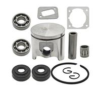 ERIHJOX Kit paraolio pistone da 40 mm Adatto for Motosega 340 345 2141 2145, Anello e Gabbia ad Aghi, Pezzo di Ricambio