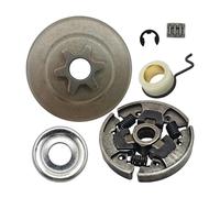 ERIHJOX Kit pignone Tamburo Frizione a 6 Denti Adatto for Motosega 021 023 025 MS180 MS210 MS230 MS250 1123 160 2001 W E-Clip