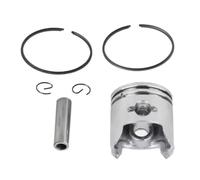 ERIHJOX Kit PISTONE 5SET con Anelli 32MM Adatto for DECESPUGLIATORE 230 G23L 2310(1 Set)