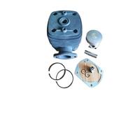 ERIHJOX Kit pistone Cilindro EC08 con Guarnizione Cuscinetto 50 mm Adatto for Motore EC08 EC208 1E50FW Cilindro pistone Anello Perno Clip Gruppo