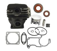 ERIHJOX Kit pistone Cilindro Placcato di Ricambio da 44,7 mm Adatto for Motosega di Grosso Calibro 026 026PRO MS260 Accessori for Utensili elettrici