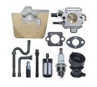ERIHJOX Kit Tubo Filtro Aria carburatore Adatto for Motosega 034 036 MS340 MS350 MS360, sostituisce 1125 120 0651, C3A-S31A