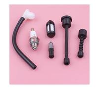 ERIHJOX Kit Tubo Flessibile Filtro Olio Candela Adatto for Motosega 070 090 Ricambio