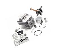 ERIHJOX Set Cilindro pistone Albero Motore da 40 mm e 44 mm Adatto for decespugliatore 43 CC 52 CC 1E44F-5 44F-5 44-5 BG520 CG520 CG430 1E40F-5 40-5(44-5 44mm Full Set)