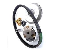 ERIHJOX Set completo GY6 49 50 Frizione Variatore Ventola Cinghia di trasmissione Adatto for Scooter Ciclomotore 139QMB Parti 49cc 50cc