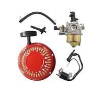 ERIHJOX Set di avviamento con Bobina di accensione e carburatore Adatto for Motori GX120, GX140, GX 160, GX168, GX200, 5 CV, 5,5 CV, 6,5 CV.