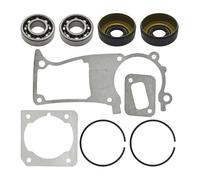 ERIHJOX Set di guarnizioni con Anelli da 45 mm for Cuscinetti a Sfere dell'albero Motore, Adatti for Motosega 346XP 350 351 353, Cilindro/Carter/guarnizioni