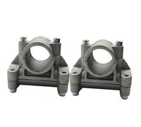 ERIHJOX Supporto for Maniglia in Alluminio di Ricambio da 26 mm e 28 mm for decespugliatore Portatile, Staffa di Fissaggio, Morsetto for Erba(26mm)