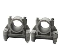 ERIHJOX Supporto for Maniglia in Alluminio di Ricambio da 26 mm e 28 mm for decespugliatore Portatile, Staffa di Fissaggio, Morsetto for Erba(28mm)