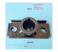 ERIHJOX Supporto Lama Tosaerba 22 22,2 25 25,4 MM Adatto for XP200 GXV160 WEIBANG Jointer(BS Style 25MM)