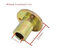 ERIHJOX Supporto Lama Tosaerba 22 22,2 25 25,4 MM Adatto for XP200 GXV160 WEIBANG Jointer(C12 22MM Shaft B)