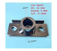 ERIHJOX Supporto Lama Tosaerba 22 22,2 25 25,4 MM Adatto for XP200 GXV160 WEIBANG Jointer(C14 Style 22.2MM)