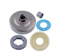 ERIHJOX Tamburo Frizione 3/8 8T Corona pignone Adatta for 272 268 266 66 61 ricambi Motosega 501831504, 501831701