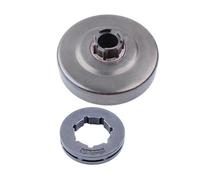 ERIHJOX Tamburo Frizione 3/8 8T Corona pignone Adatta for 272 272XP 268 266 66 61 ricambi for Motosega 501831504, 50