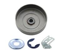 ERIHJOX Tamburo Frizione 6T e Piastra di Montaggio 530057910 Adatta for Motosega P3314 P3416 P4018 Sostituisci 501628301