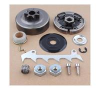 ERIHJOX Tamburo Frizione Pignone Ingranaggio a Vite Senza fine Kit Misura for MS230 023 MS250 025 MS210 021 Motosega W Rondella Abbattimento Cane Benzopila