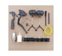 ERIHJOX Tubo Flessibile del Tappo dell'acceleratore con Supporto AV Buffer Adatto for Motosega 61 268 266 272 272XP 501518002, 501518102 W Oil