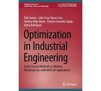 Erik Cuevas Julio Cesar Rosas Caro Avelin Optimization in Ind (Copertina rigida)