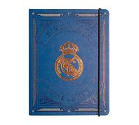 Grupo Erik: Bullet Journal Real Madrid | Quaderno A5 ad anelli 180 pagine con copertina rigida, chiusura elastica, carta d'avorio di alta qualità e pagine puntinate, ideale per appunti o journaling