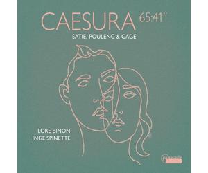 Erik Satie Satie, Poulenc & Cage: Caesura 65:41 (CD) Album