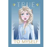 Erik Stampa su Tela Disney Frozen - True To Myself, Multicolore, 30 x 40 cm