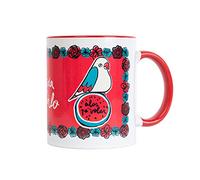 Erik® - Tazza colazione Frida Kahlo, cermamica, ideale come tazza caffé o tazza te