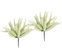 Erika, 25 cm, set da 2 pezzi, Erika, Eridenkerberba, Artificiale, Arbusto, Pianta decorativa come un vero bouquet, decorazione da tavolo, pianta autunnale, bouquet, floristica