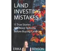 Erika Benson Land Investing Mistakes (Tascabile)