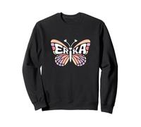 Erika Butterfly - Personalizzato Carino Nome Word Art Felpa