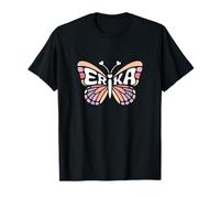 Erika Butterfly - Personalizzato Carino Nome Word Art Maglietta