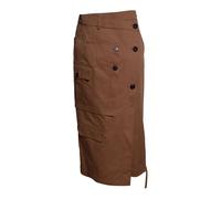 Erika Cavallini - Asymmetric Wrap Midi Skirt - - Skirts - Donna - Marrone - S