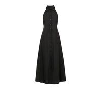 Erika Cavallini, ,Dresses ,Donna ,Nero ,S Abito Maxi in Cotone con Spalle Scoperte