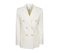 Erika Cavallini, ,Jackets ,Donna ,Bianco ,L Double-Breasted Blazer
