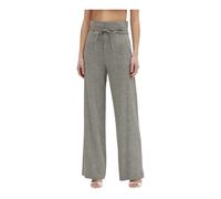 Erika Cavallini - Pantalone ampi in viscosa e lino - - Trousers - Donna - Grigio - L