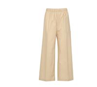 Erika Cavallini - Pantaloni Ampi in Cotone Sabbia - - Trousers - Donna - Beige - XL
