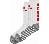 Erima 2181913, Calze Unisex - Adulto, Bianco/Rosso, 47-50