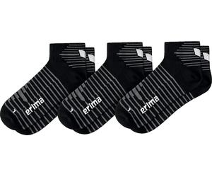 Erima 3-pack short socks Calze 39-42 Nero