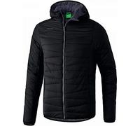 Erima 9060704 Jacket, Uomo, Nero/Grigio Scuro, M